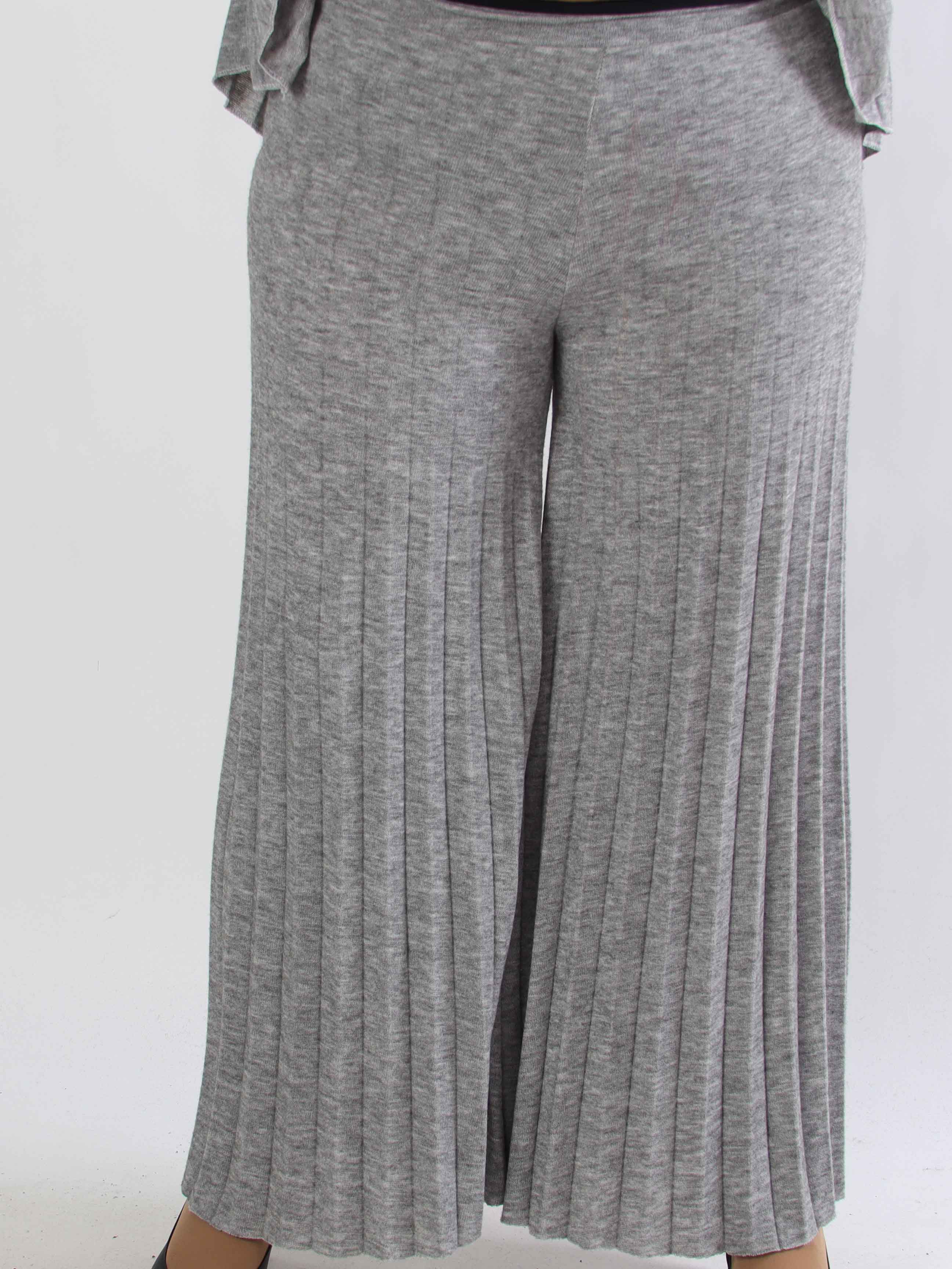 Anita Pants - Mjuka plisserade plus size byxor